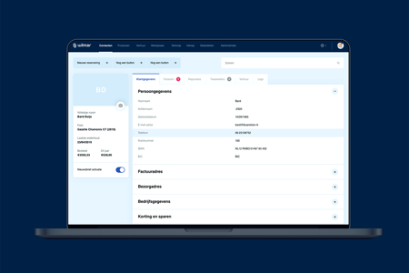 Vernieuwde klantenmodule